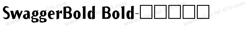 SwaggerBold Bold字体转换